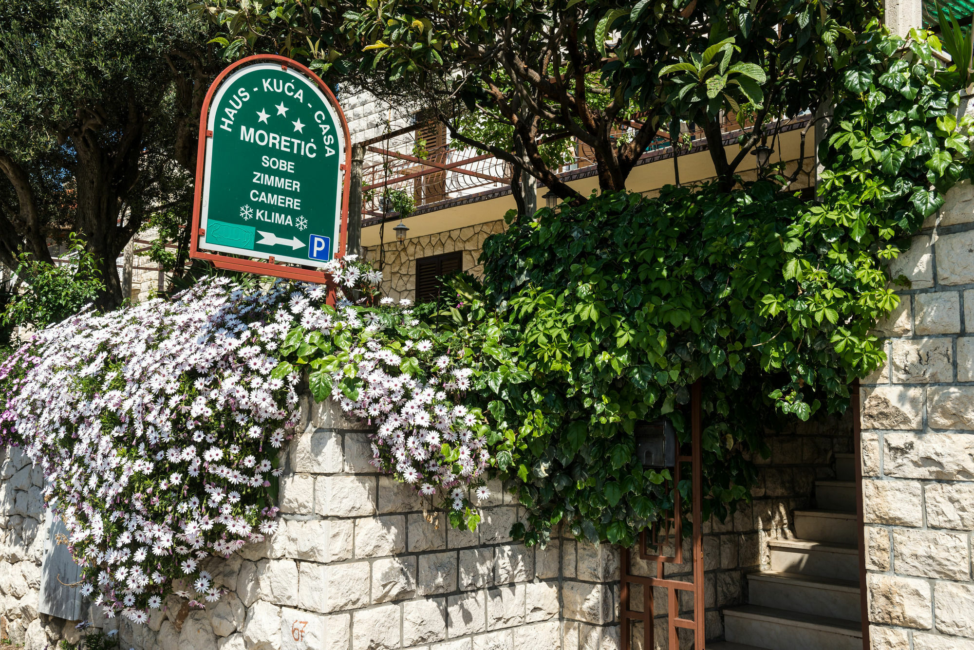 Guesthouse Moretic Orasac Buitenkant foto